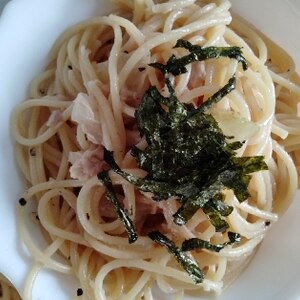 簡単♪我が家の“ツナと玉ねぎの和風パスタ”